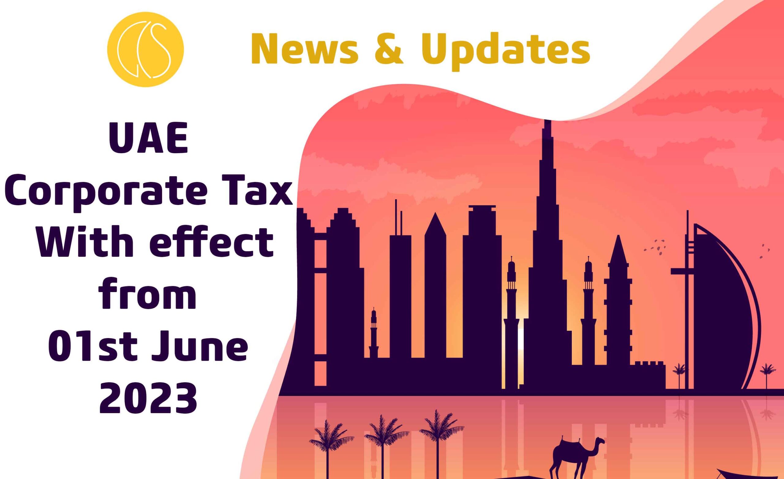 UAE Corporate Tax: With effect from 01st June 2023