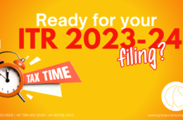 Alarm clock showing deadline for ITR 2023-24 filing